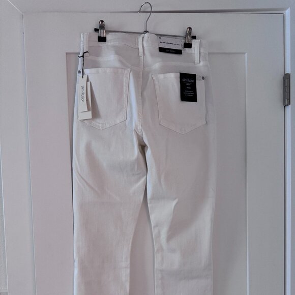 7 For All Mankind Denim - 7 For All Mankind White Super Skinny Jeans Size 30 NWT